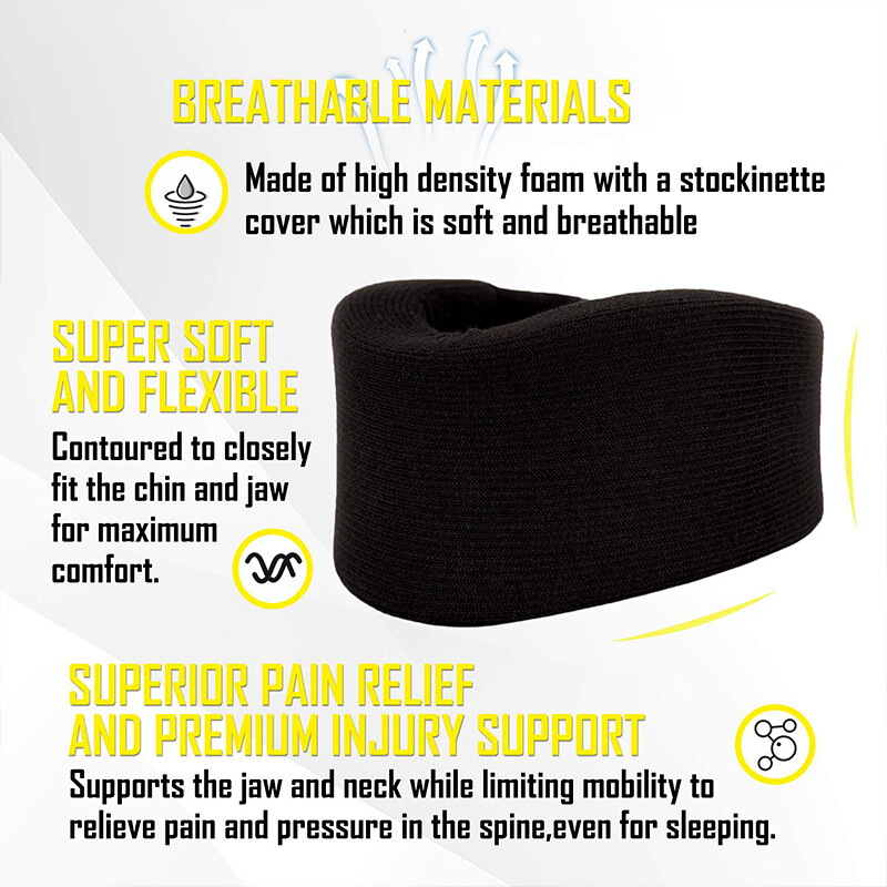 Adjustable Neck Brace Support Soft Foam Cervical Collar Shoulder Pain Relief NCW