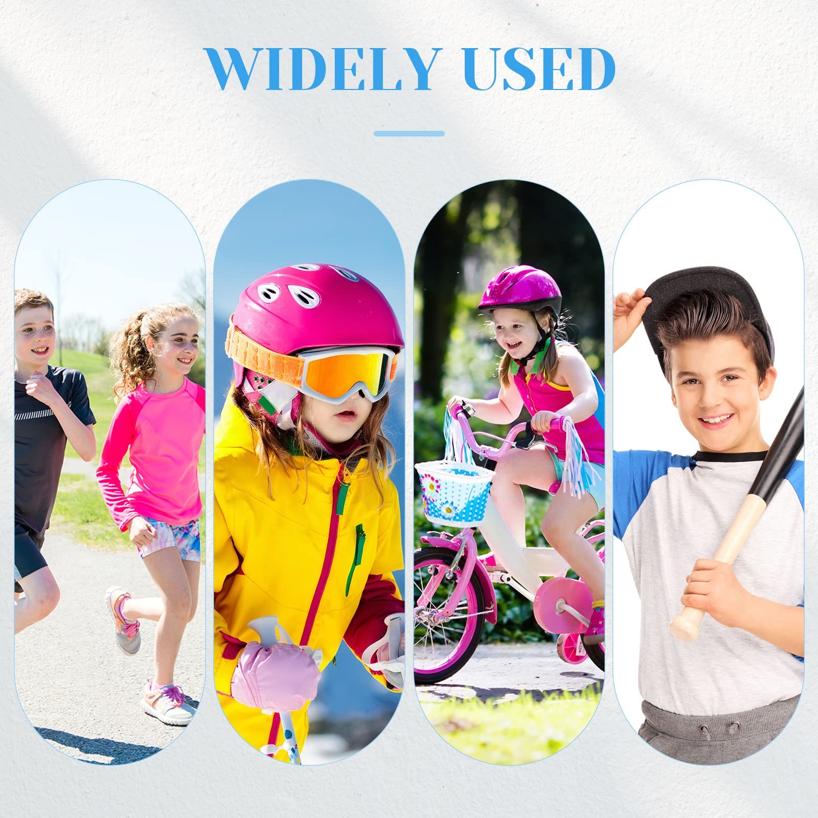 4 Pieces/ 2 Pair Kids Ankle Support Brace Elastic Kids Compression Socks Knit…