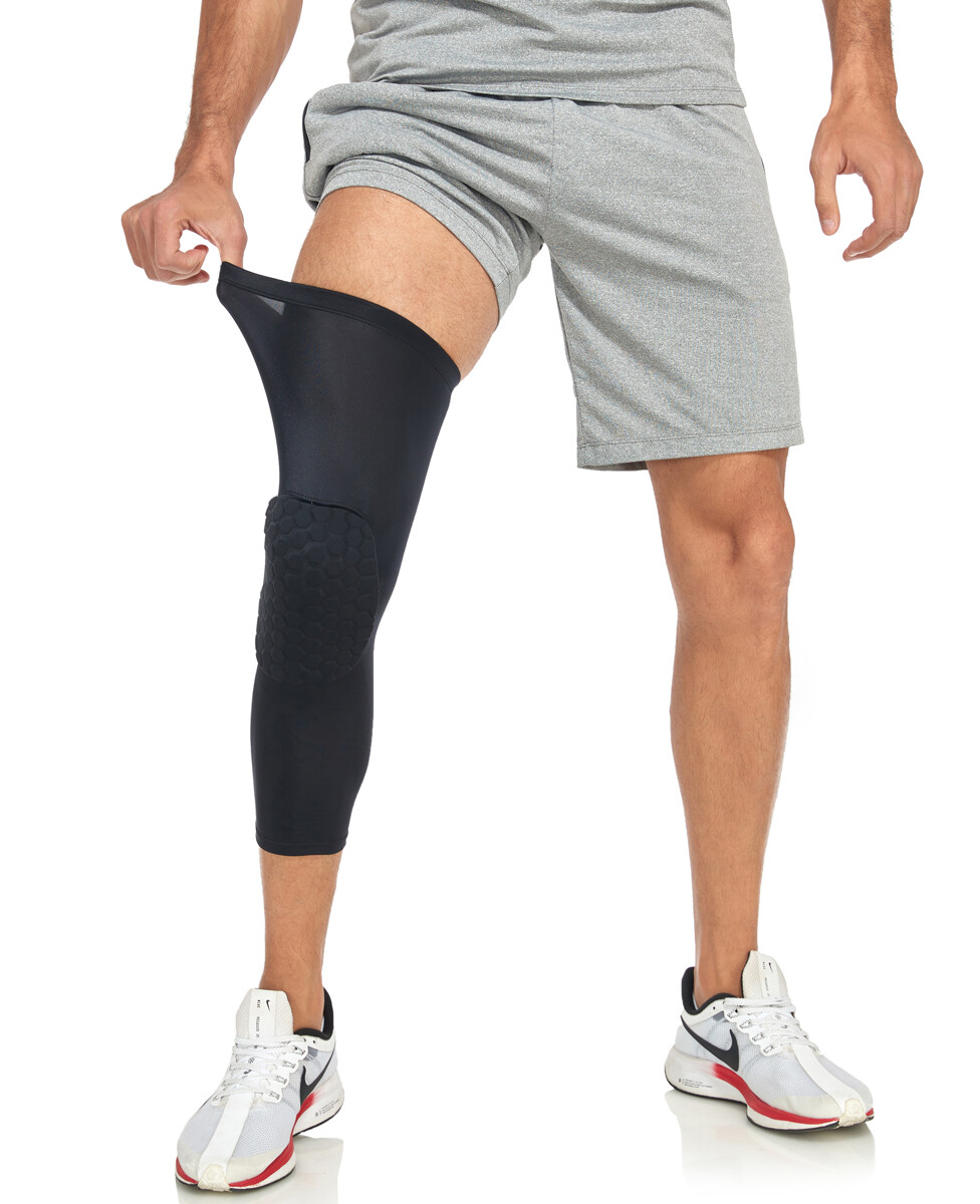 Compression Long Leg Sleeve Knee Pad Brace Support Sport Pain Guard Men Women US
