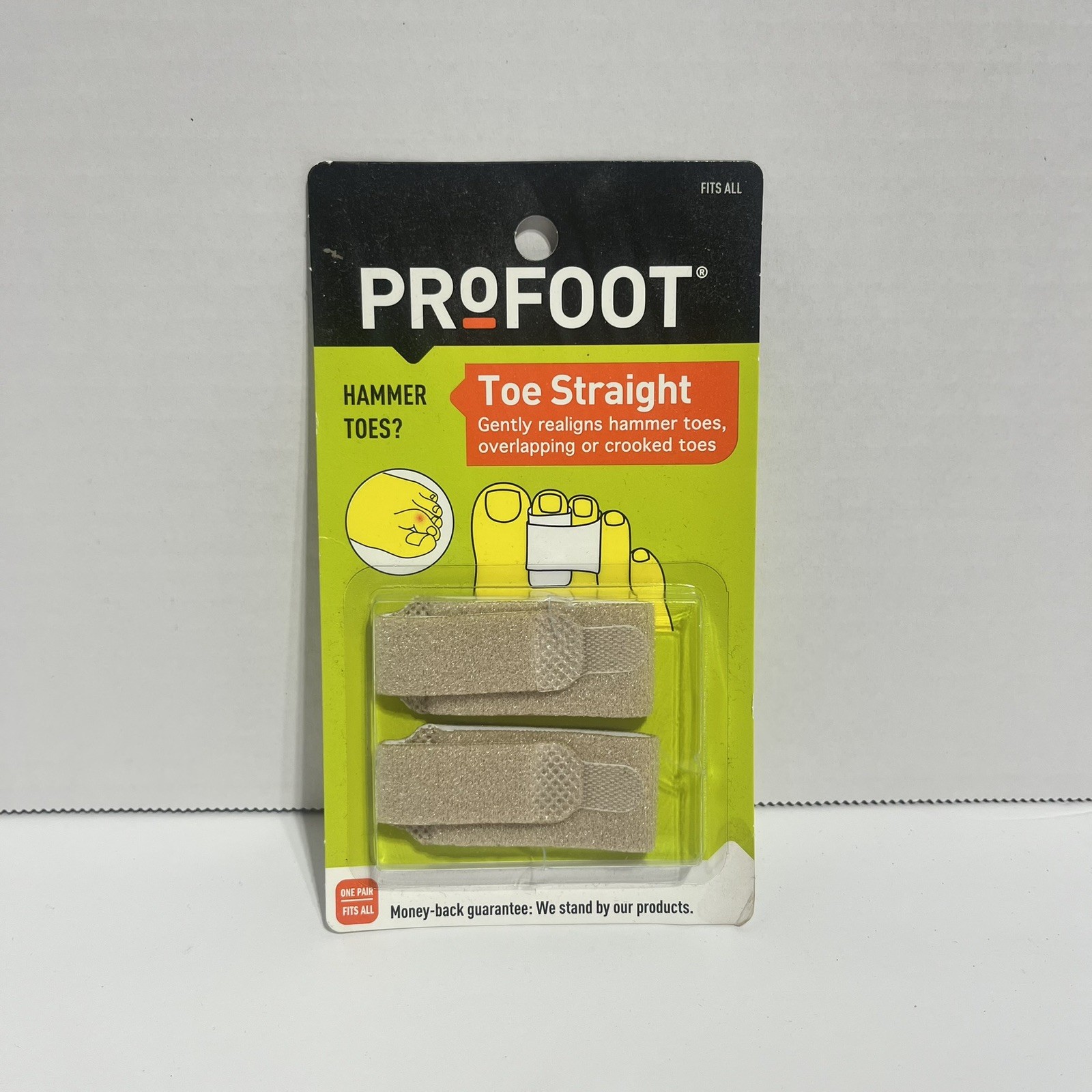 Profoot Toe Straight Hammertoe Wrap Comfortable One Size Fits All Gentle 1 Pair