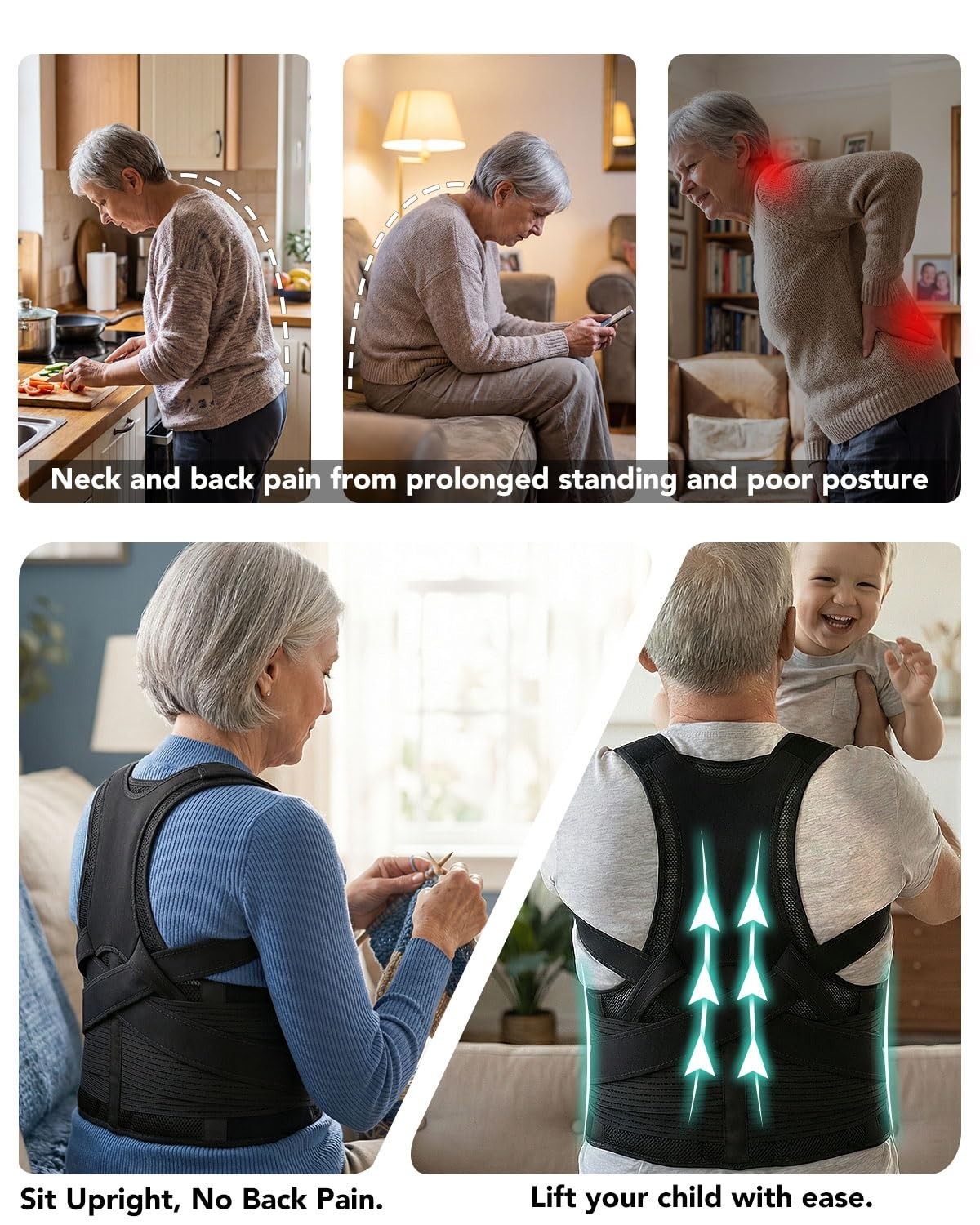 2026 New BigRose Posture Corrector Full Back Brace Support for Men & Women