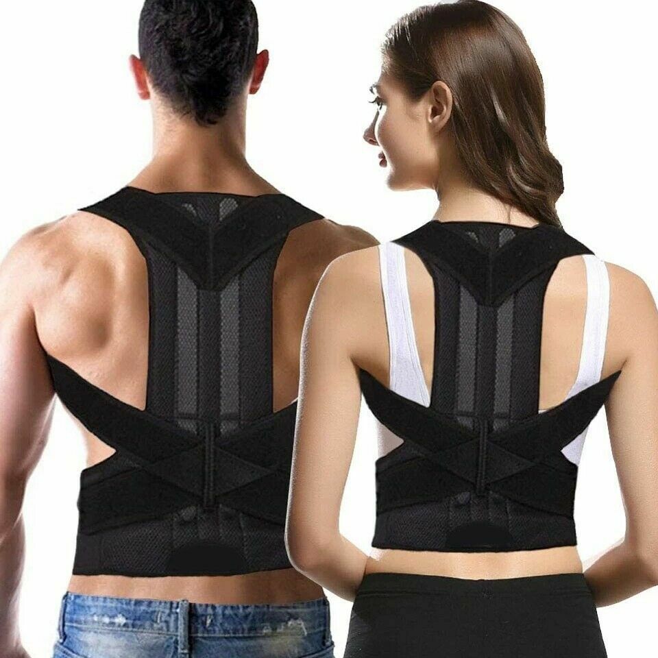 Heavy Duty Lift Lumbar Lower Back Waist Support Belt Brace Suspenders for Work