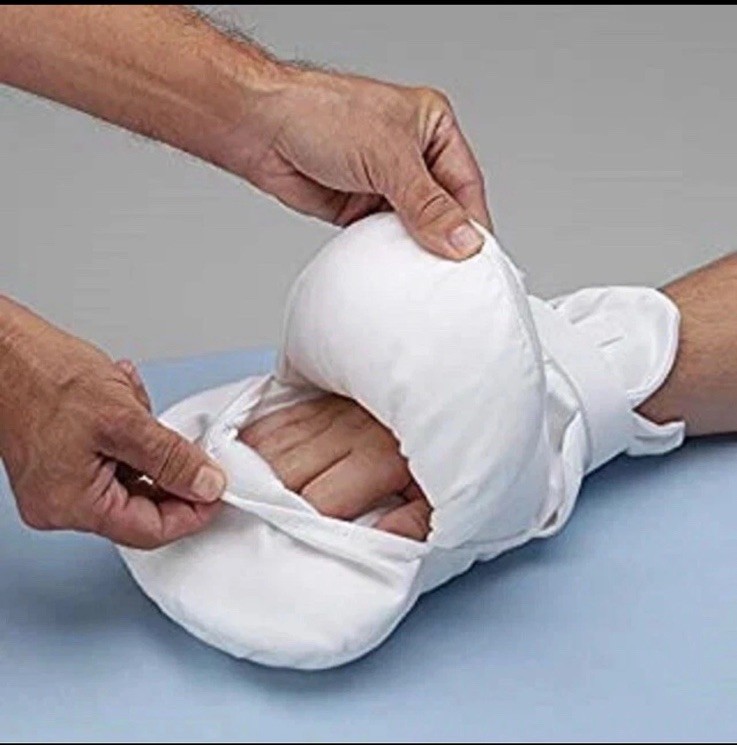 Posey Peek-A-Boo Cloth Mitt By TIDI #2811, 1 Pair, One Size Fits Most, New!