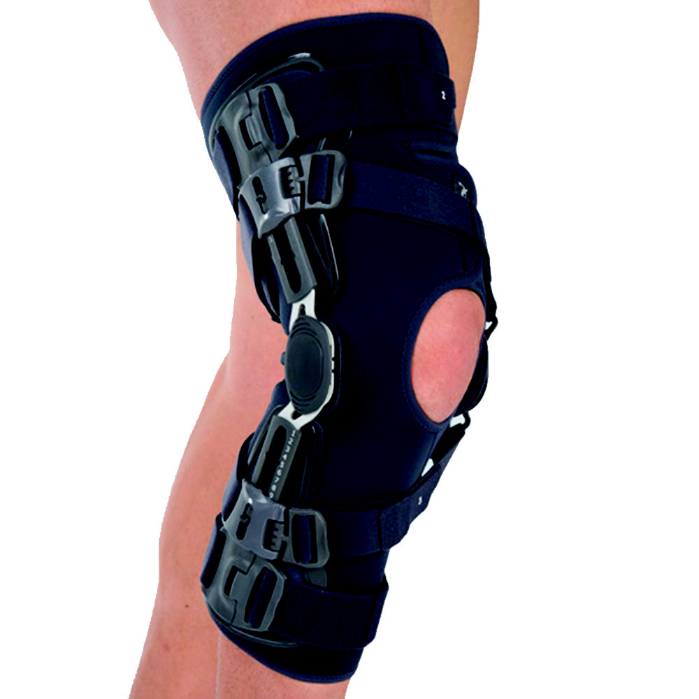 FGP Knee Brace Knee Brace Soft Oa Valgo Right for Osteoarthritis Black