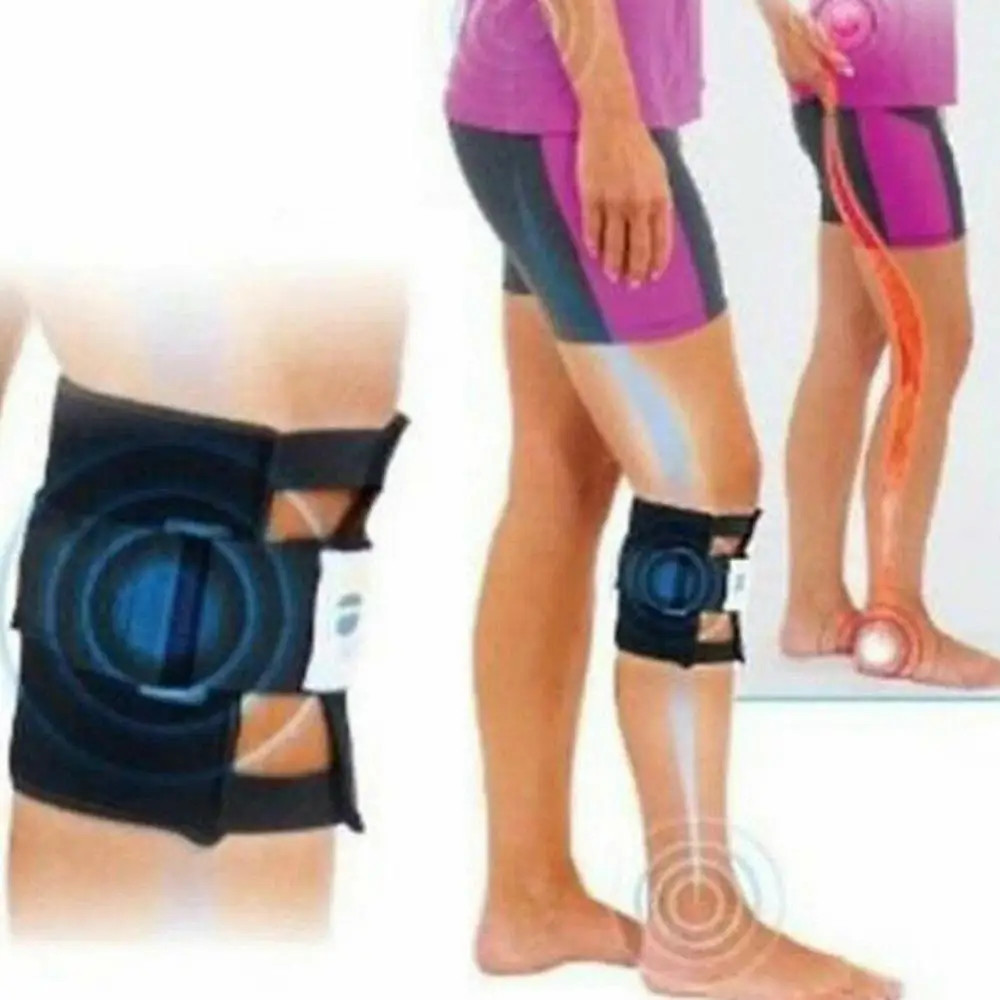2Pcs Magnetic Pressure Point Knee Brace Relieve Active Leg Sciatica Acupressure