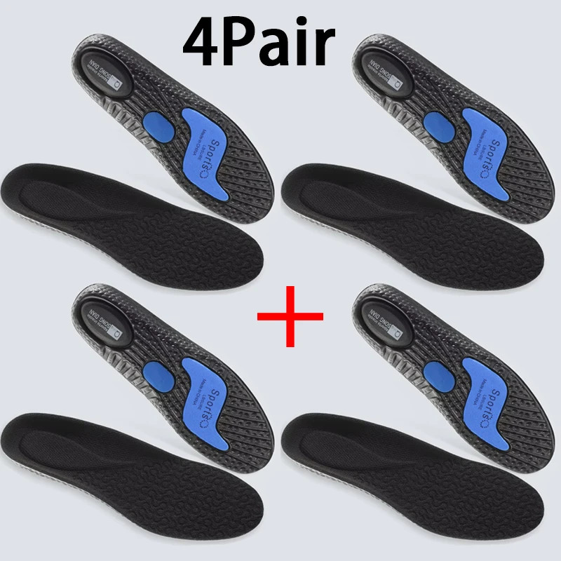 Sport Insoles for Feet Soft Shock Absorption Inserts Template Orthopedic Plantar