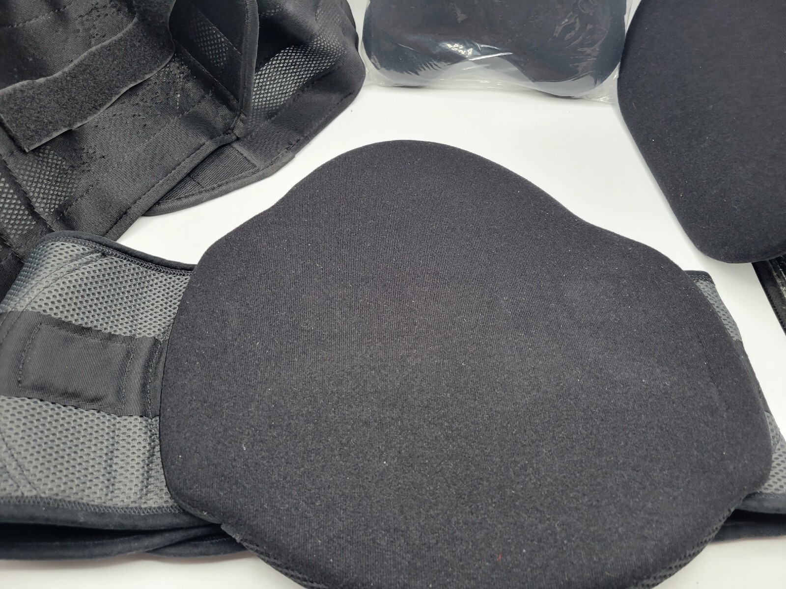 Sleeq Flex Back Brace Quinn Medical Spinal Compression Vest Padded Black#901309