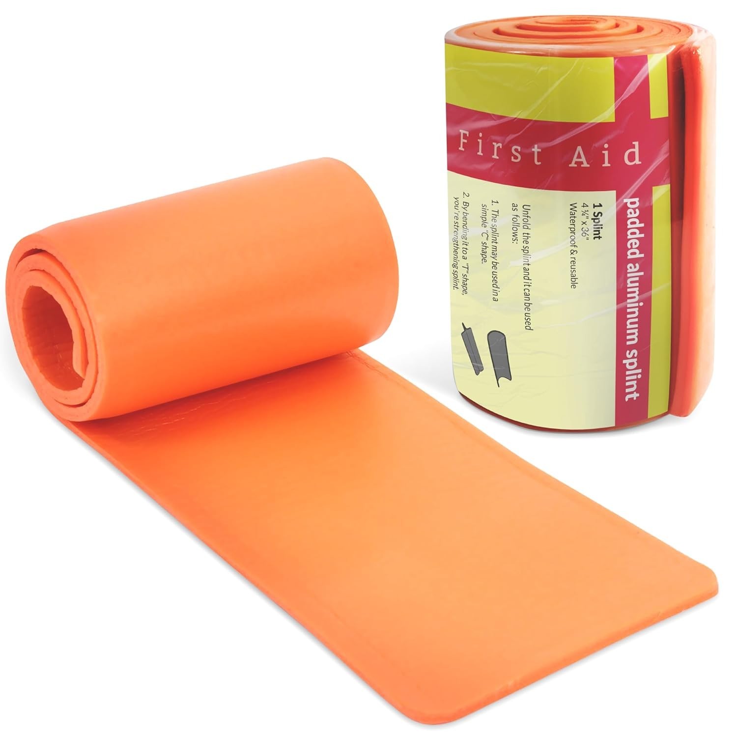 Lightweight 36″ Aluminum Splint – Flexible, Weatherproof & Radiolucent Design