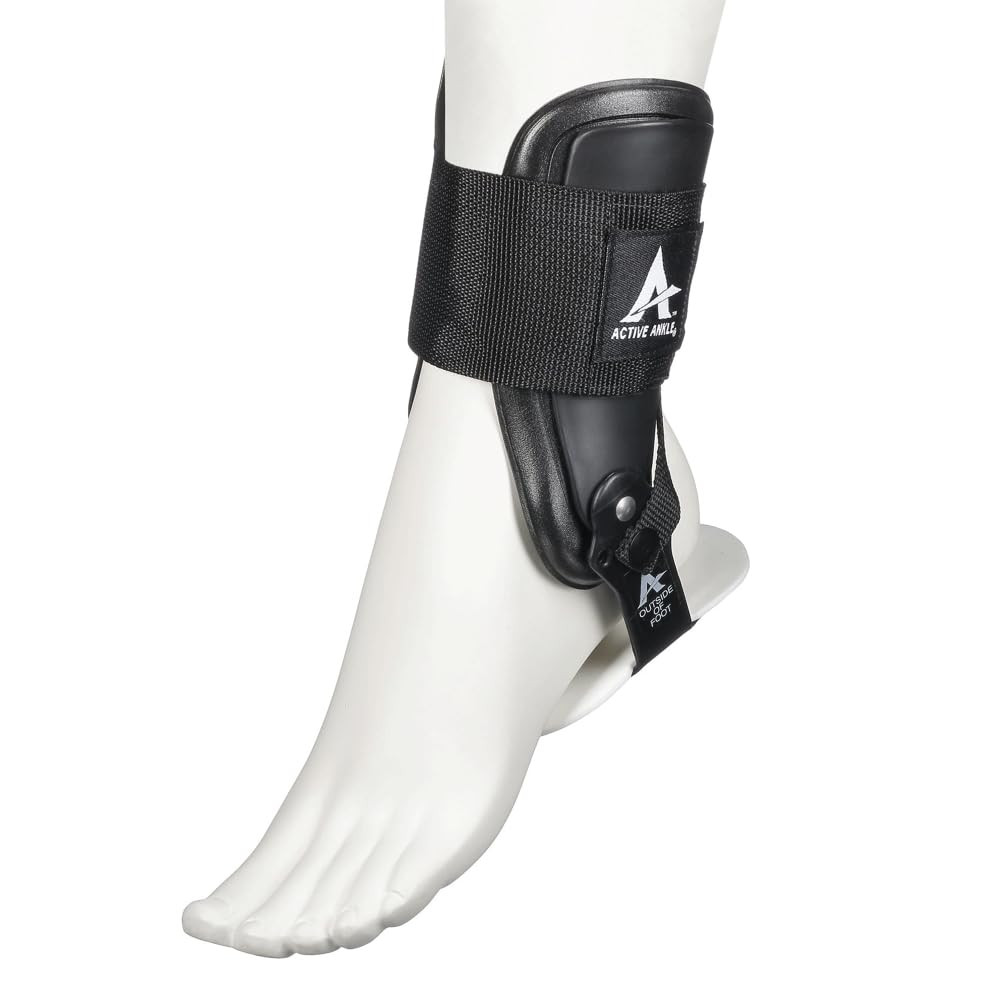 Active Ankle T2 Ankle Brace, Rigid Ankle Stabilizer for Protection & Sprain Supp