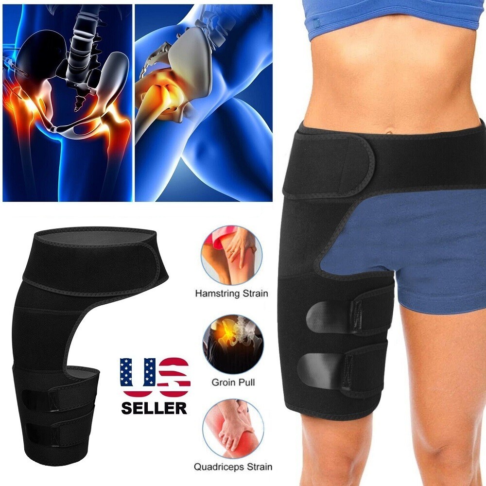 Compression Hip Brace Groin Support for Sciatica Pain Relief Recovery Men Women