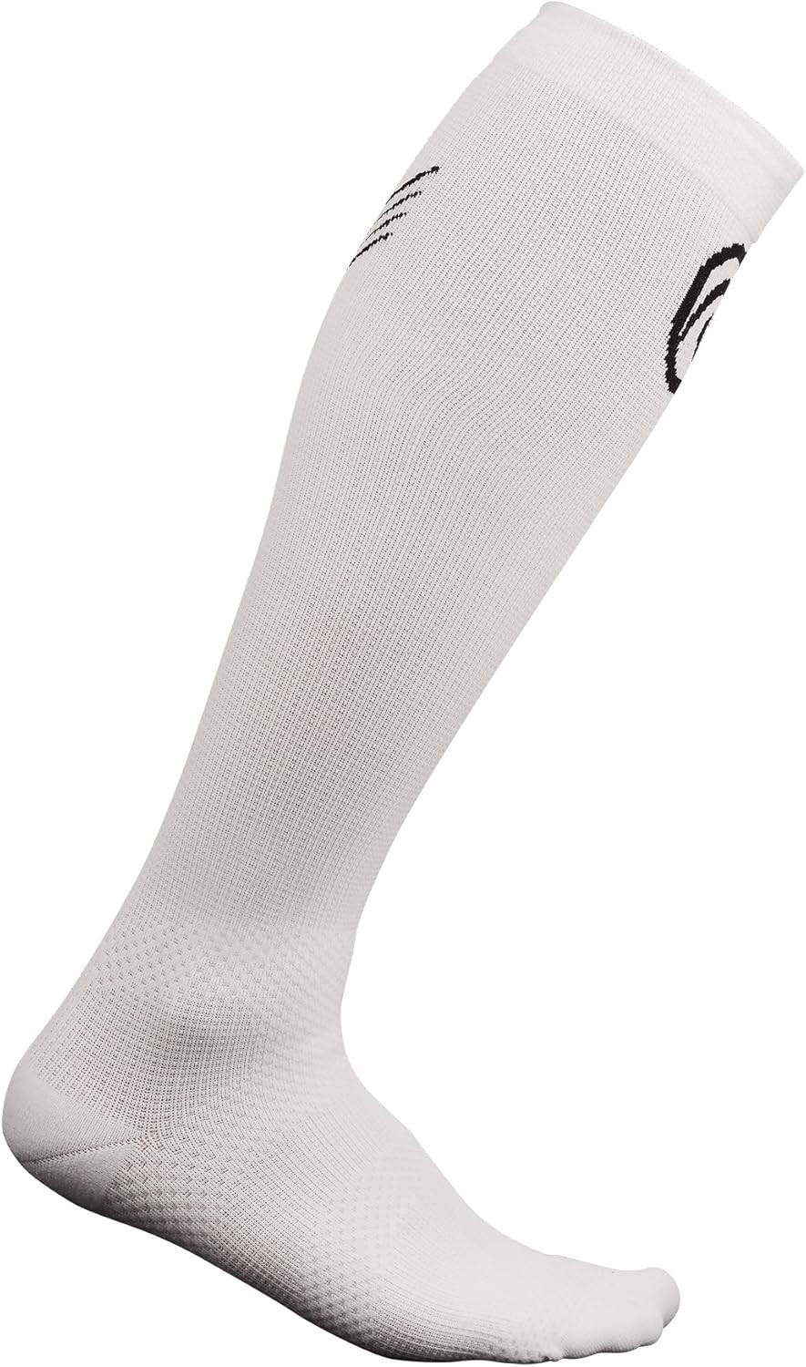 Rehband Rx Compression Socks -Large – White – for Women and Men – Athletic Socks