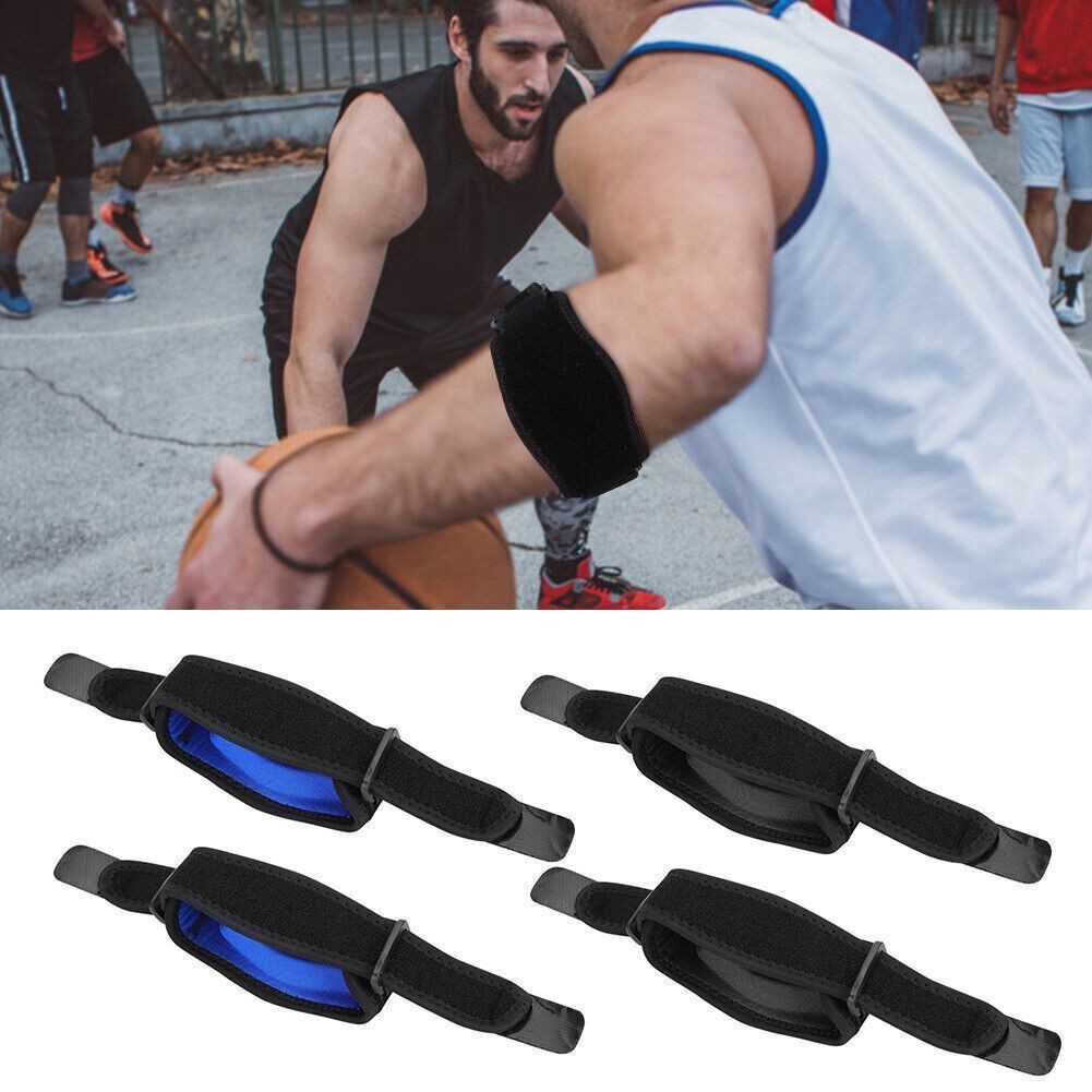 Adults Sports Elbow Support Brace Protector Pad Guard Strap Basketball Tennis