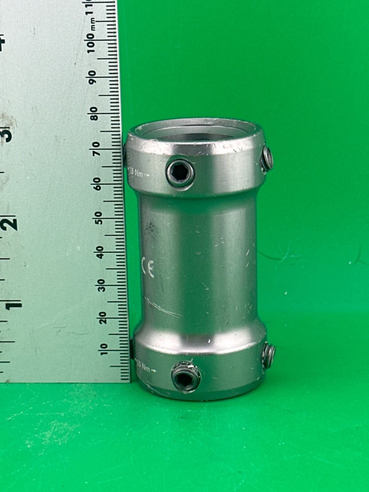 Prosthetic component adapter part Otto Bock 4R72=75AL double end receiver