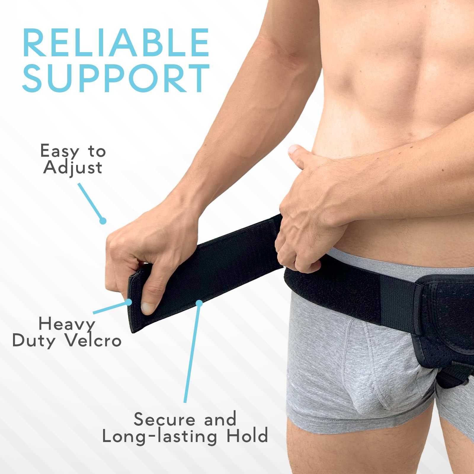 Inguinal Hernia Support Belt for Men I Fits Left or Right Side I Post Surgery…