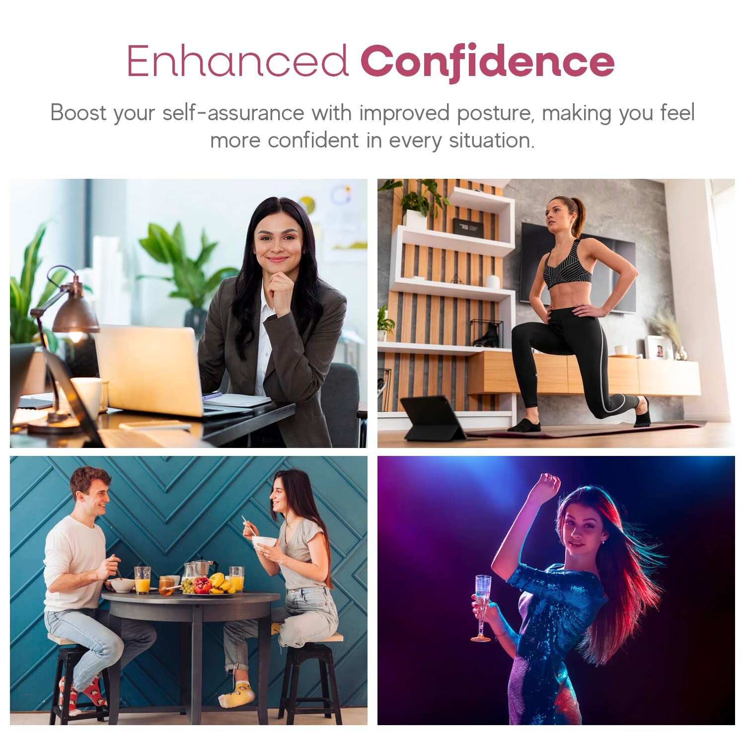 Posture Corrector Women back support belt Straightener Shoulder Brace