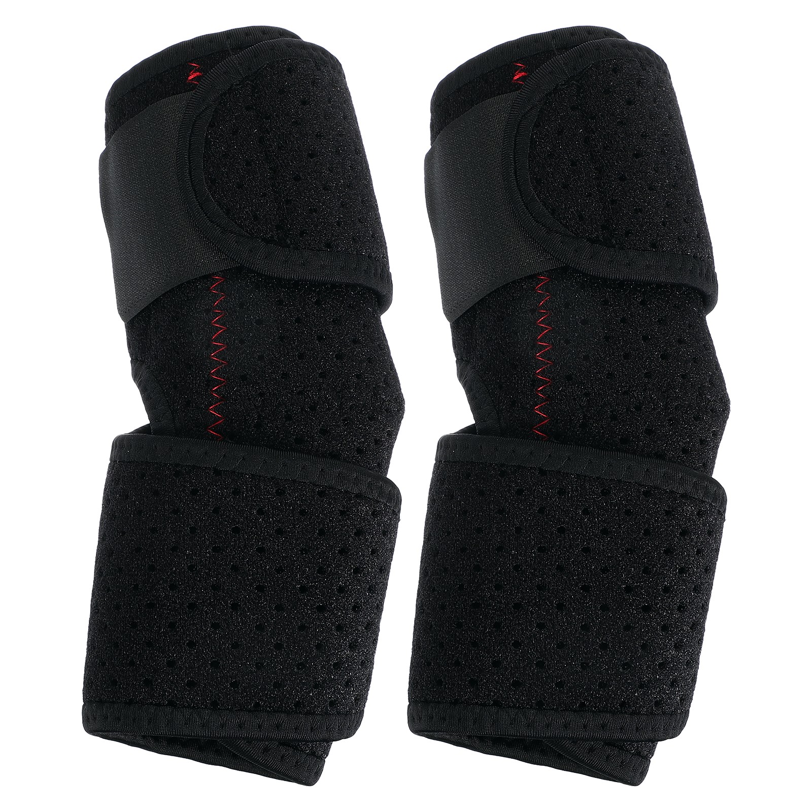 Elbow Band, Tennis Brace, 2 Piece Compressive Sleeves Black