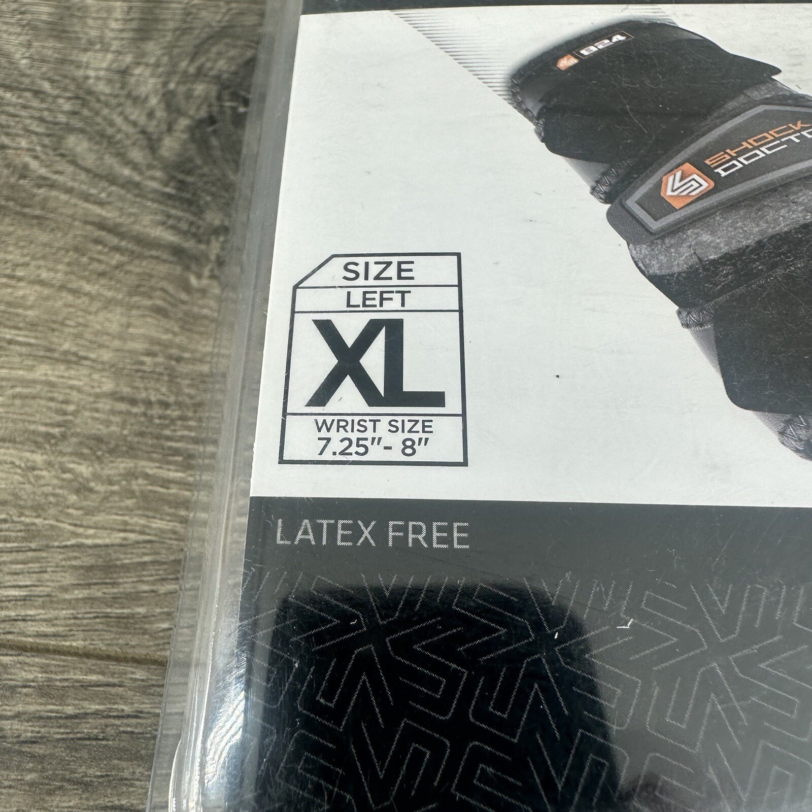 Shock Doctor 824 Wrist 3 Strap Support Left Size XL Black Level 3