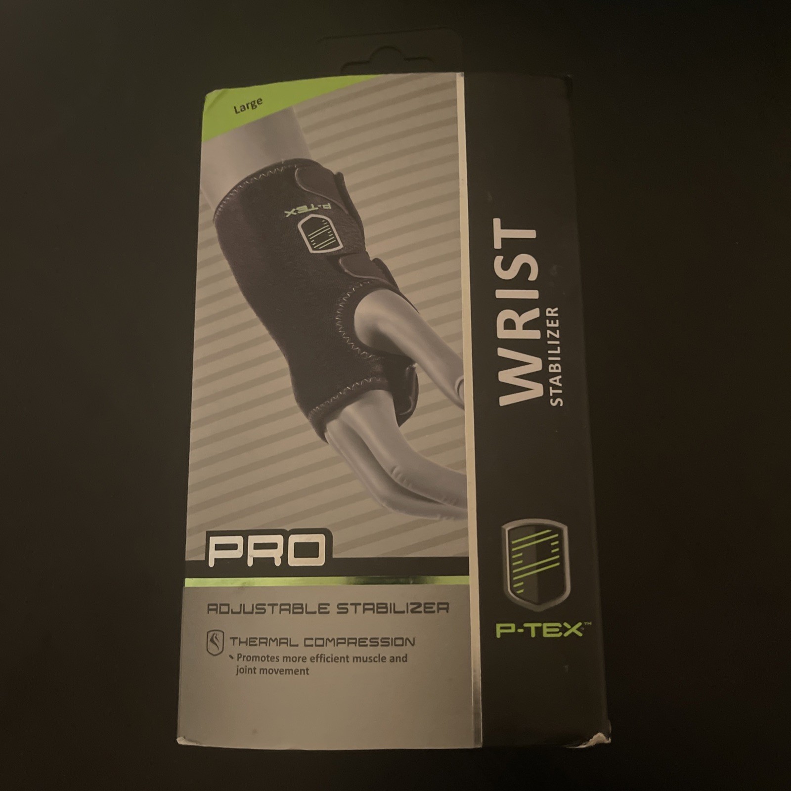 P-TEX PRO WRIST STABILIZER Sz. L NEW P-TEXWR200