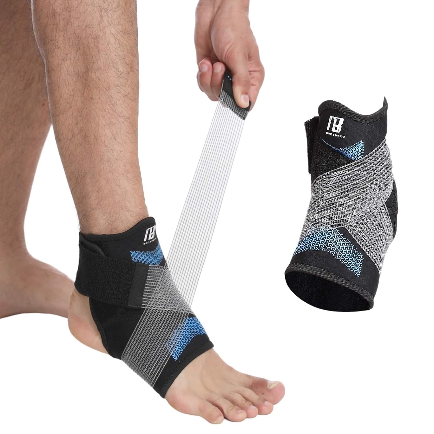 Bodyprox Ankle Brace for Women and Man, Ankle Compression Sleeve, Ankle Support