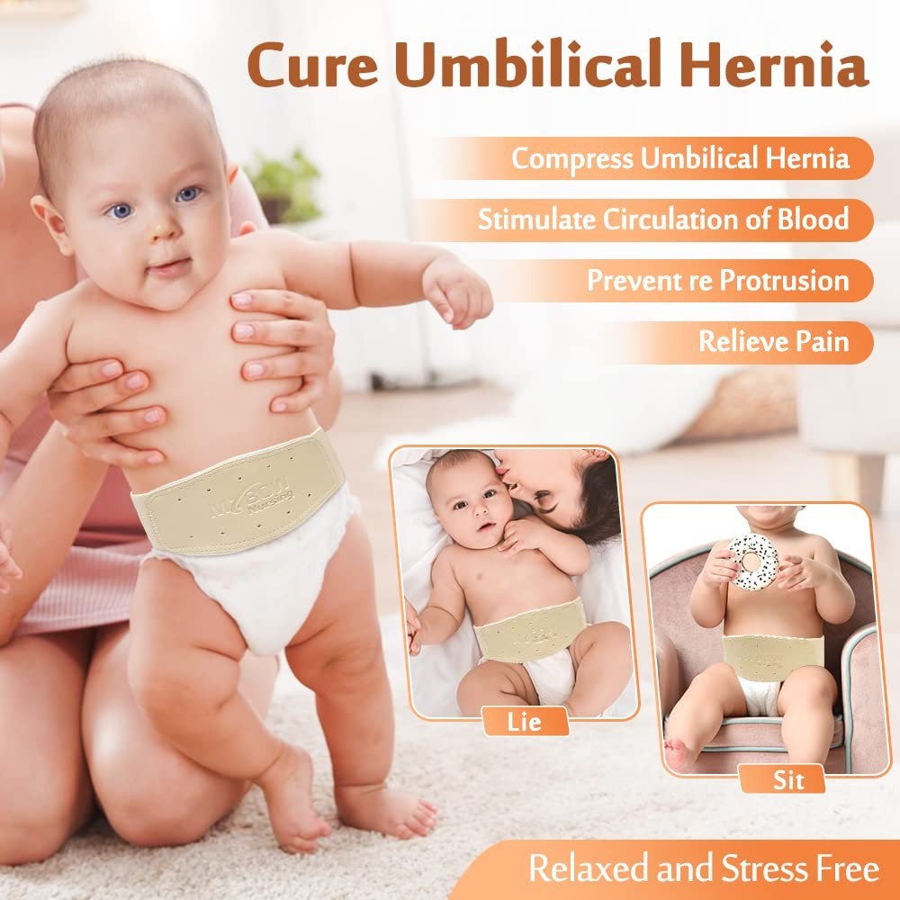 Baby Umbilical Hernia Belt for Infant Stomach Support`/