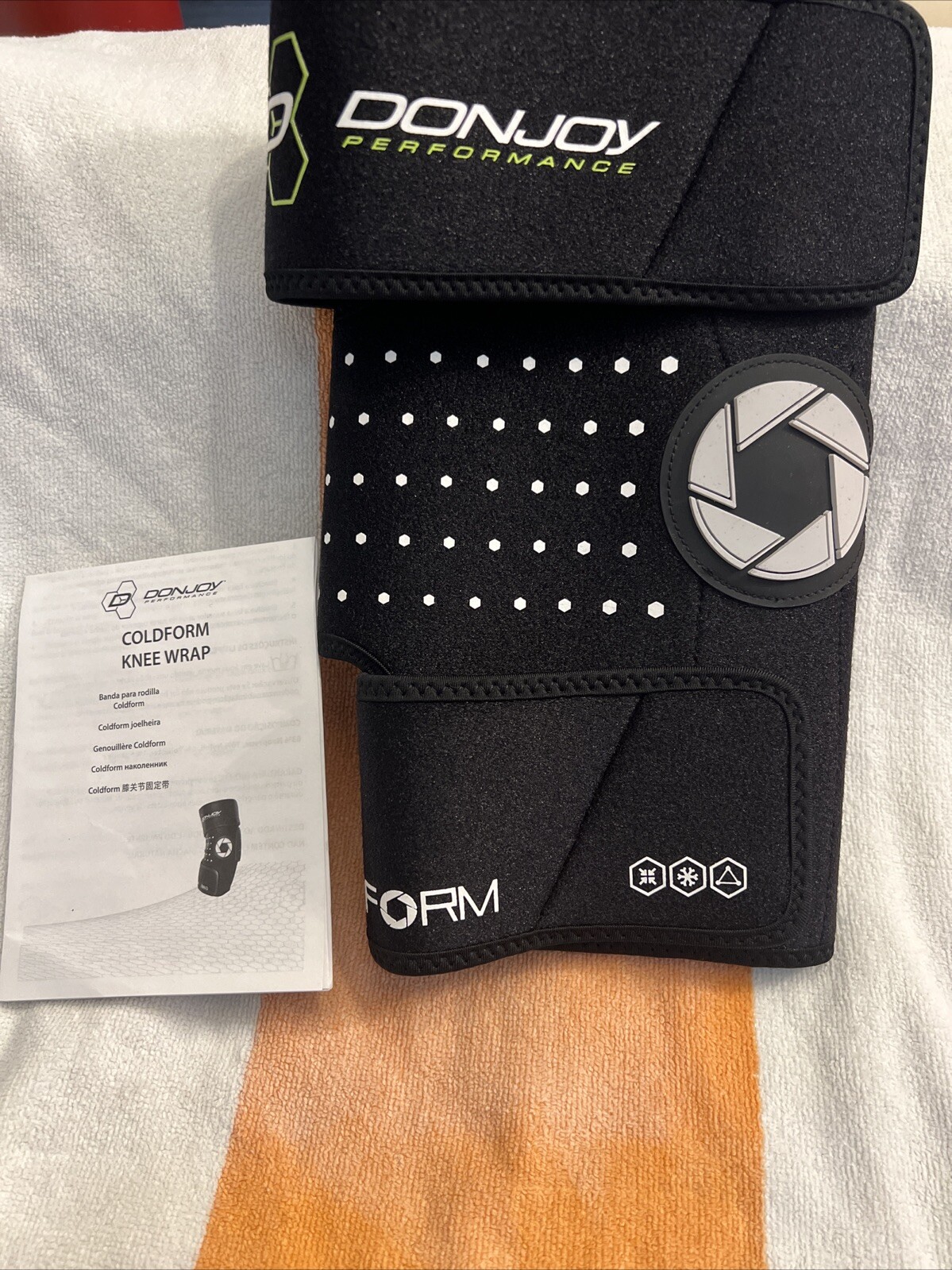 DonJoy Coldform Hot/Cold Therapy Utility Wrap Black Size Small Medium WRAP ONLY