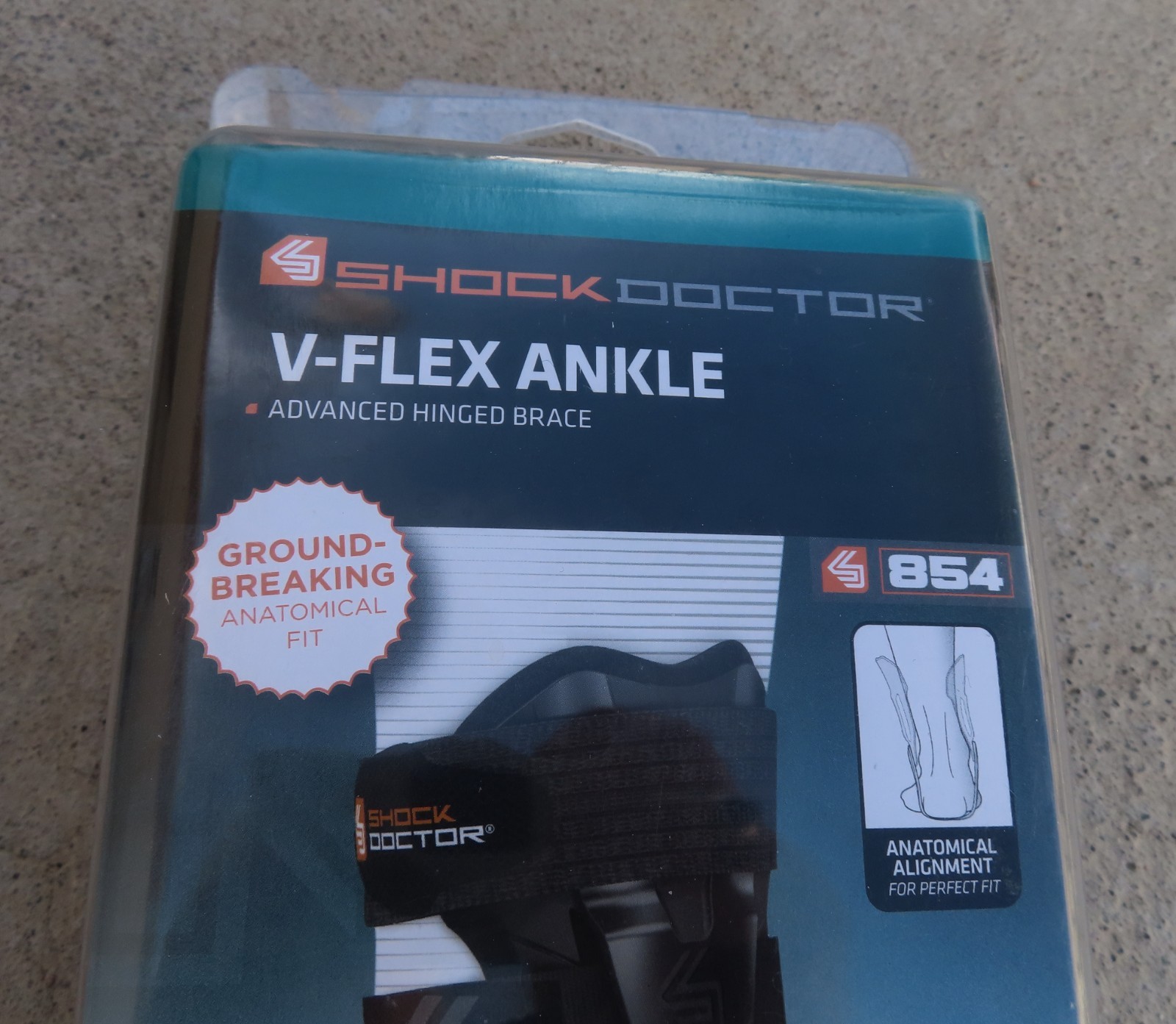 Shock Doctor V-Flex Ankle 854 Advanced Hinged Brace Size S