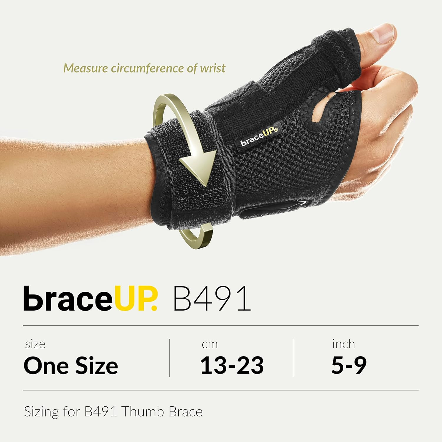Thumb Spica Splint Brace Right Left Hand Women and Men, CMC with Thumb Suppor…