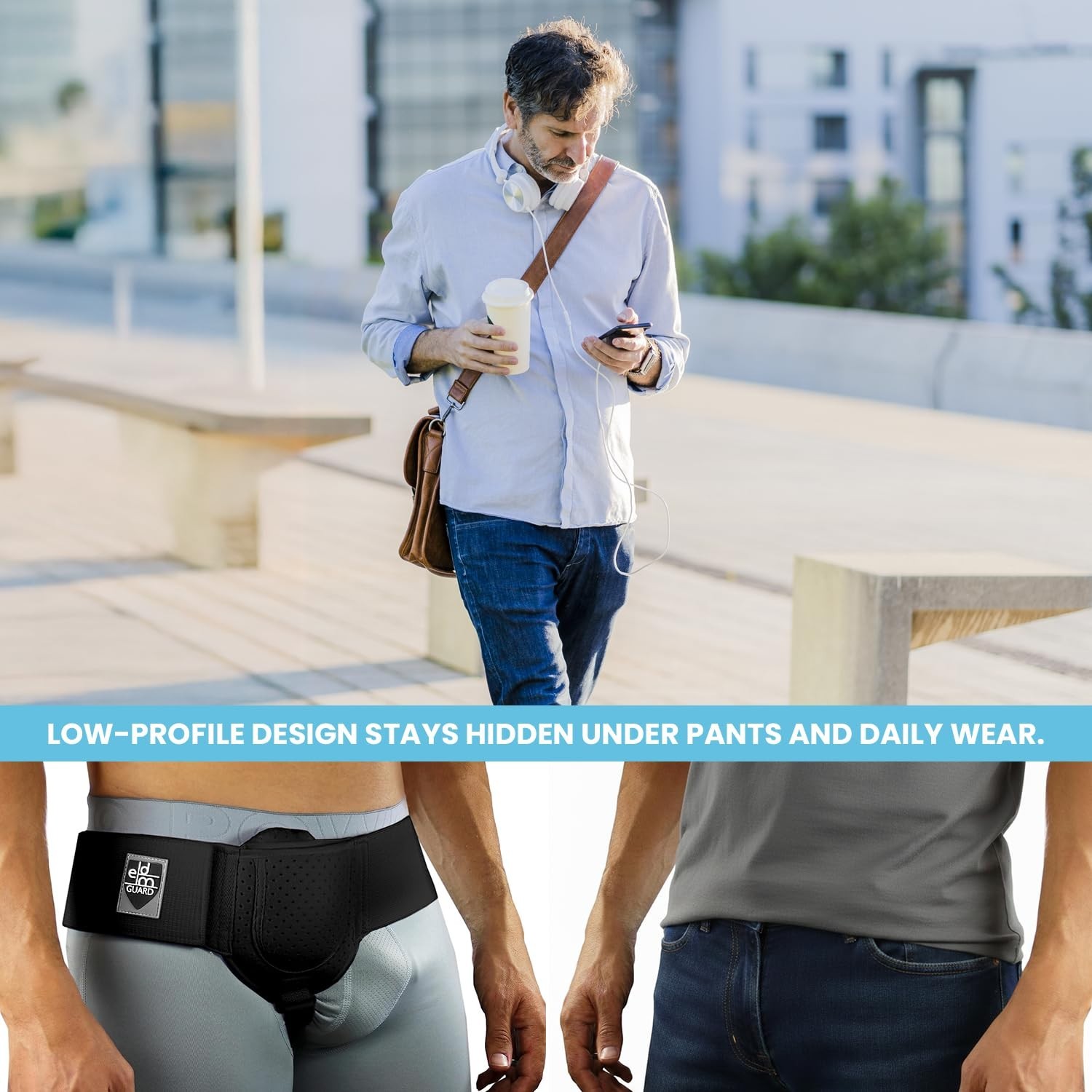 Supportive Inguinal Belt – Gentle Compression for Relief