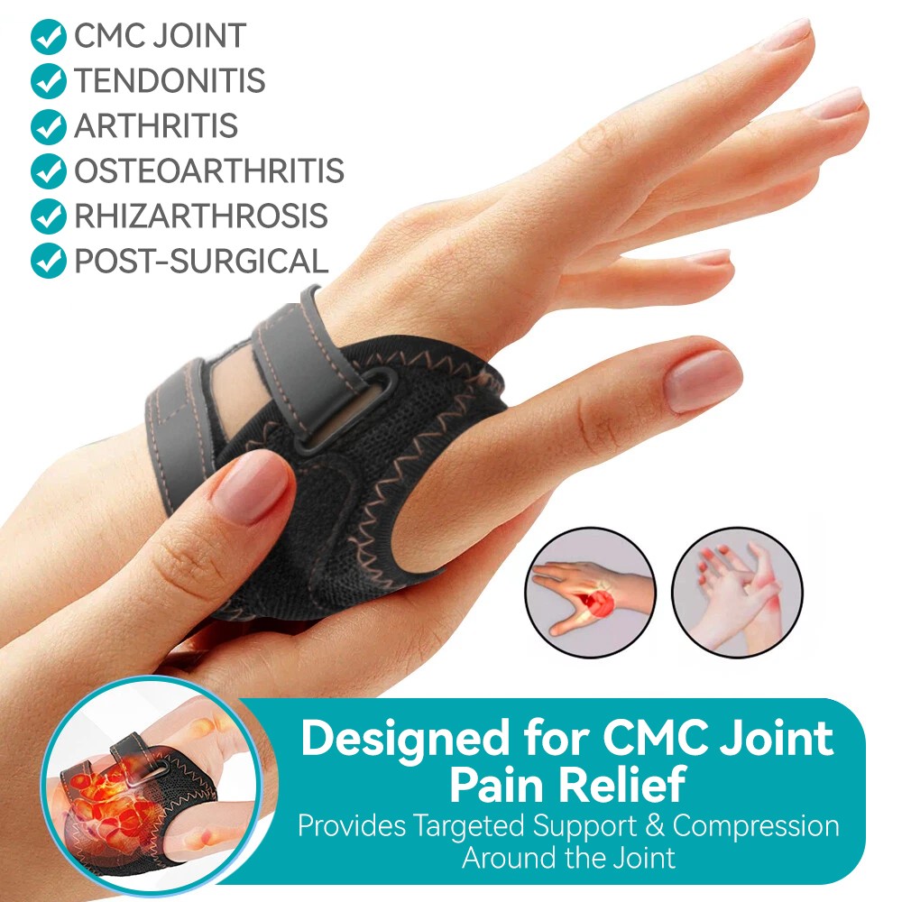 Thumb Support Brace Splint Joint Protector Wrist Brace Immobilizer Adjustable