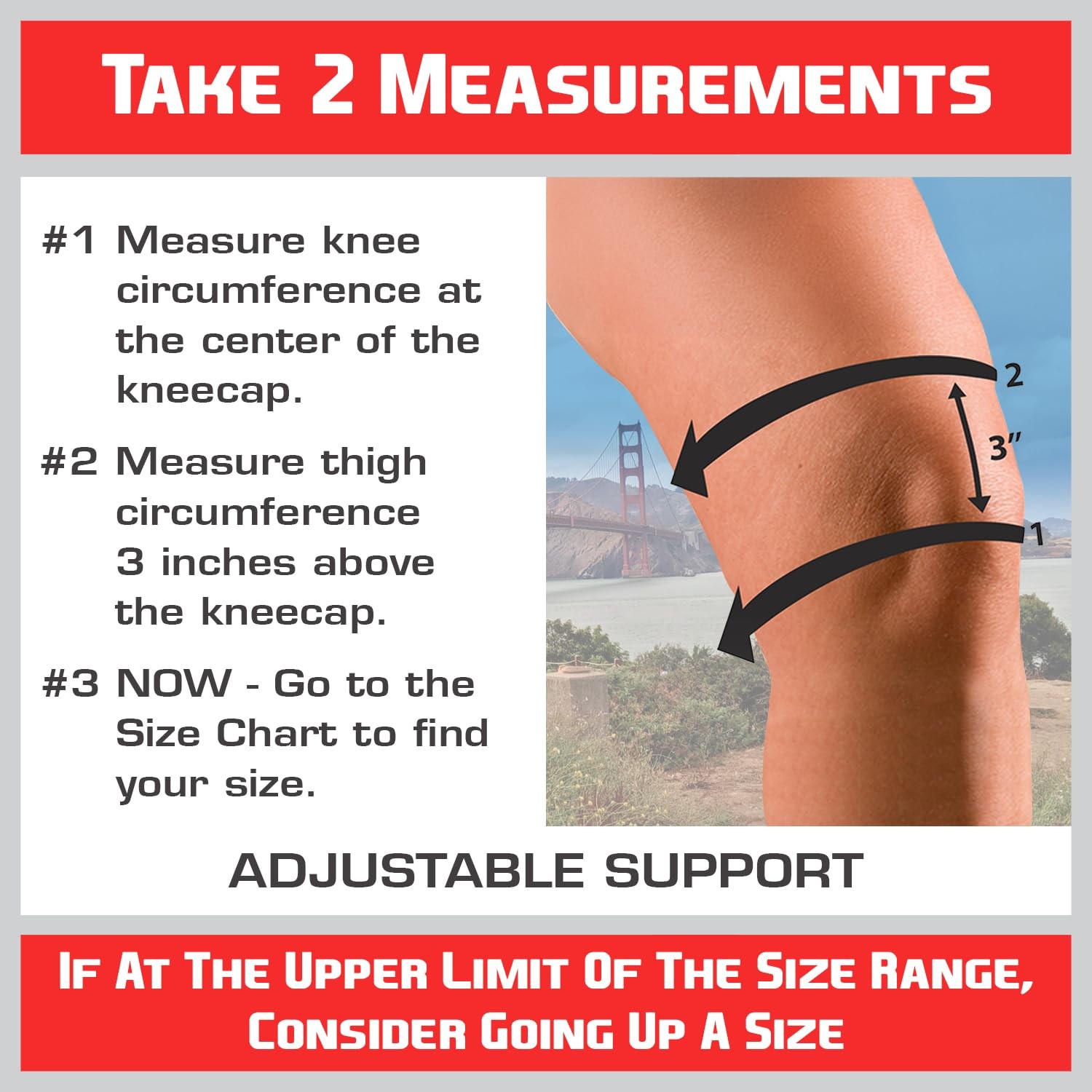 TechWare Pro Knee Brace Support-Knee Braces for Pain. Relieves ACL, LCL, MCL,