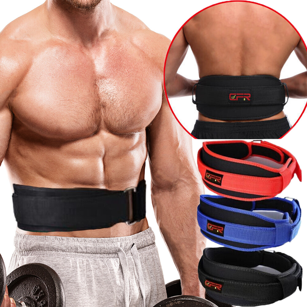Weight Lifting Belt Heavy Work Back Brace Lumar Support GYM Strengthen Strap