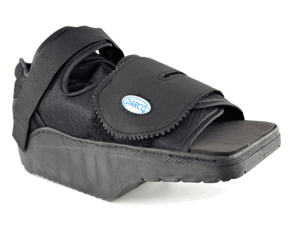 Darco OrthoWedge Post Op Shoe Black Velcro Size Small $49.95