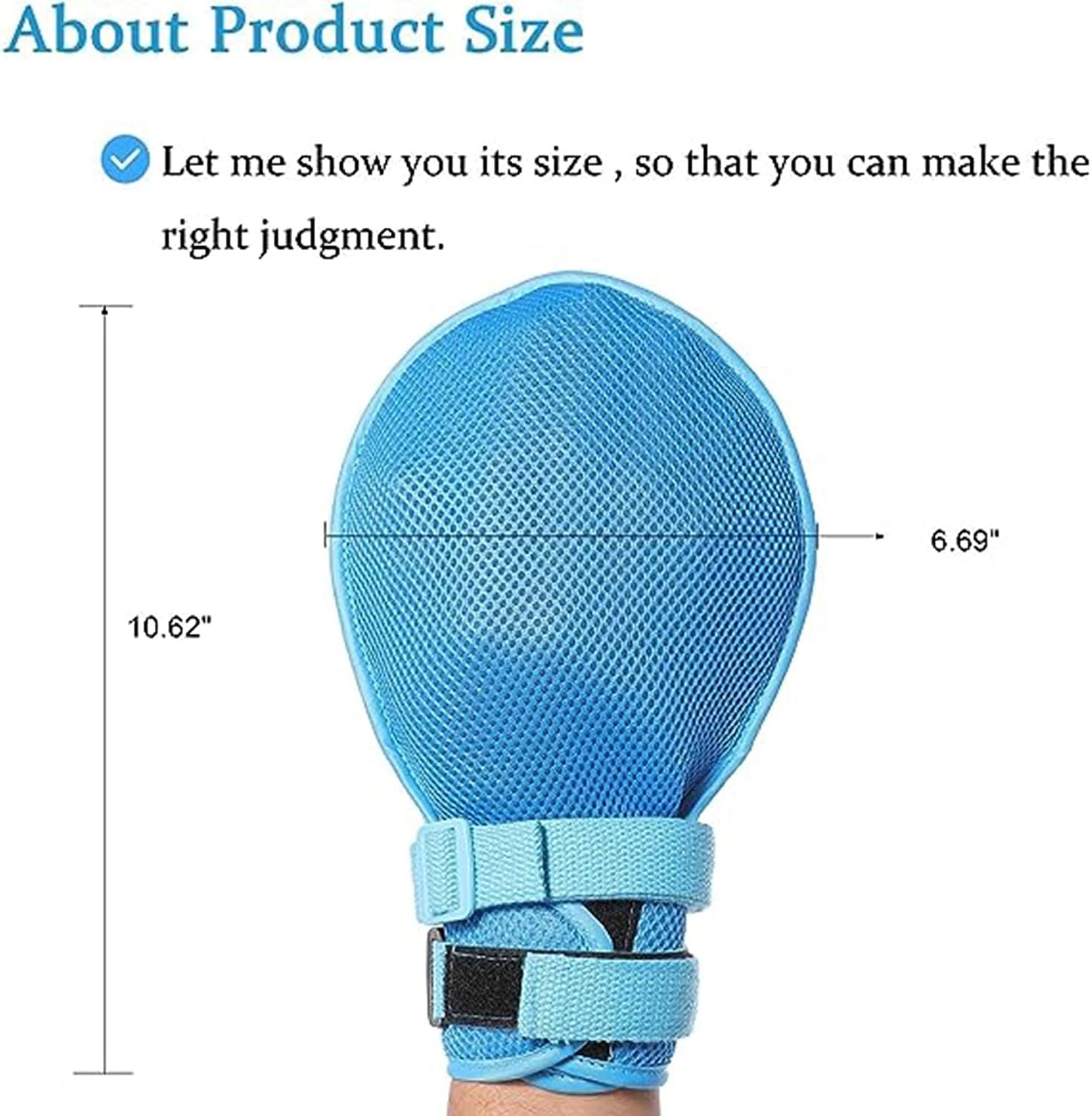 Ambidextrous Control Mitts 2PC – Self-Harm Prevention Gloves for Dementia Care