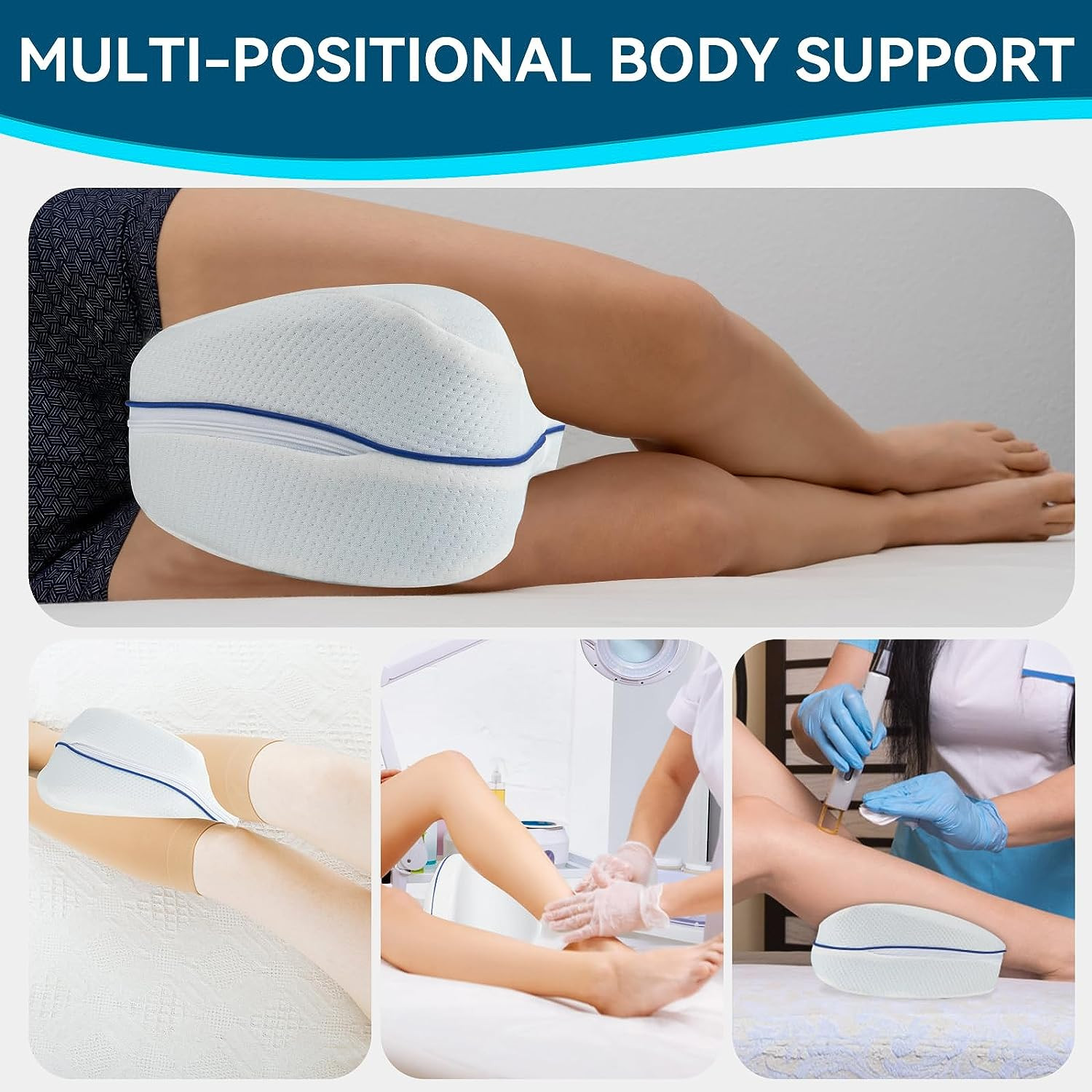 Knee & Leg Pillows Foam Support Pillow for Sleeping for Back Pain,Leg Pillow for
