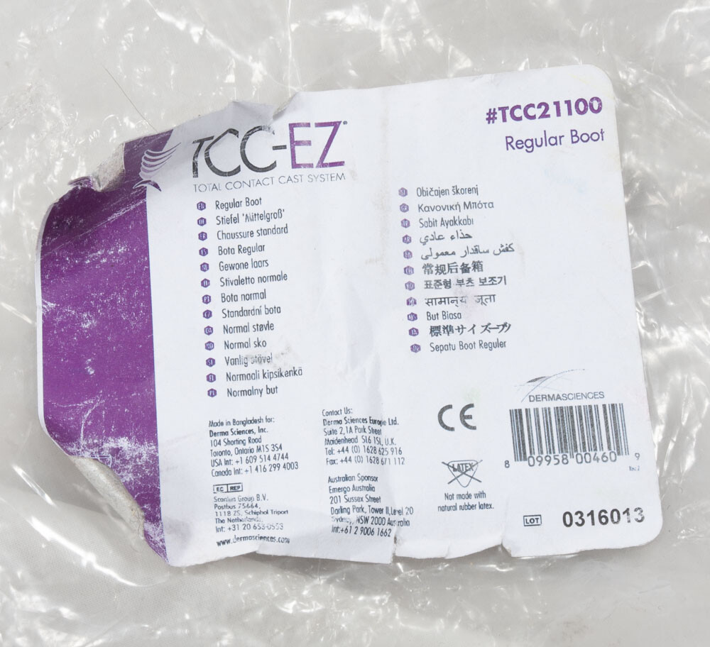 Medeffiency TCC-EZ Total Contact Casting System TCC2-1100 Regular Boot
