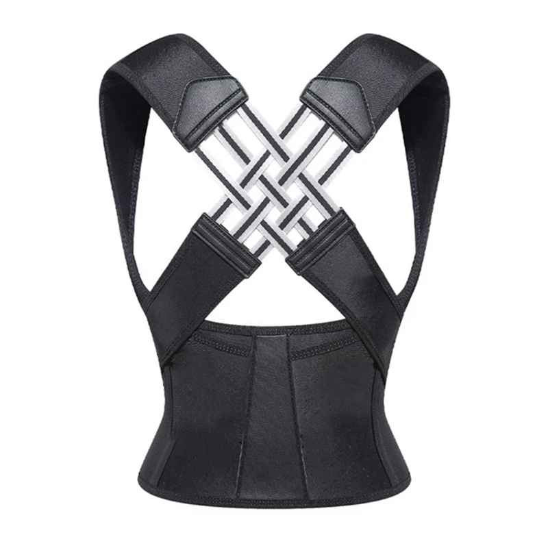 Back Brace Posture Support for Women and Men, Shoulder Straightener Adjustable F