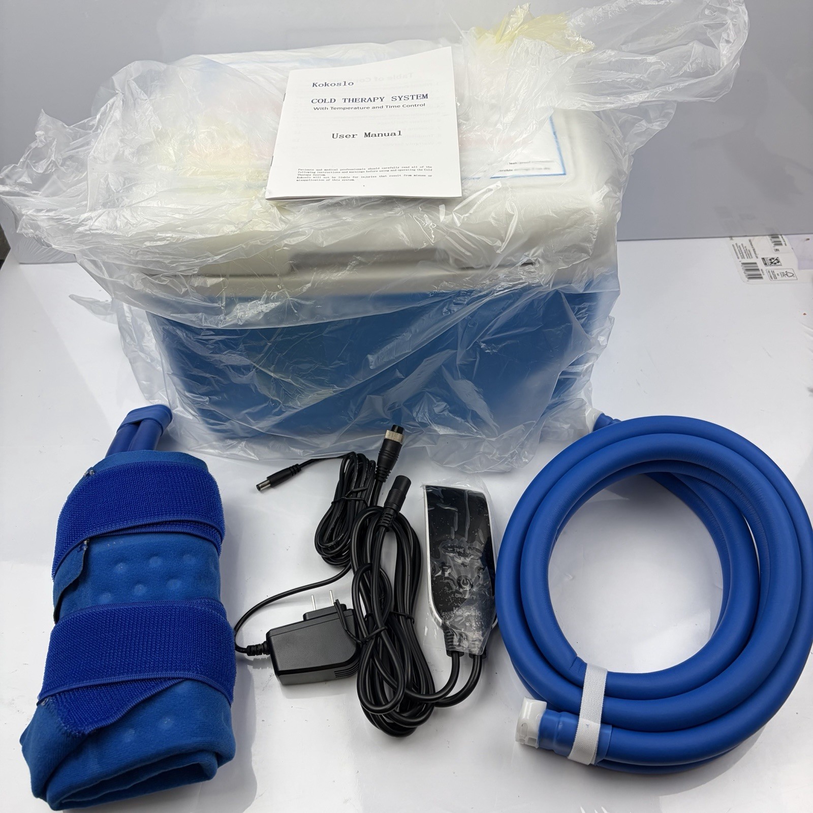 Cold Therapy Machine For Knee Xl Wrap Pad Timer 9 Qt Kokoslo Cfke001