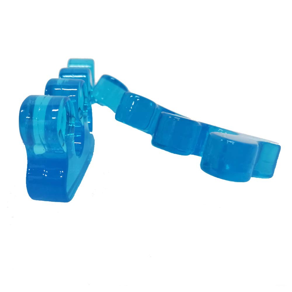 One Pair Yoga Toes Blue Toe Stretcher & Toe Separator Stop Foot Pain and Boost A