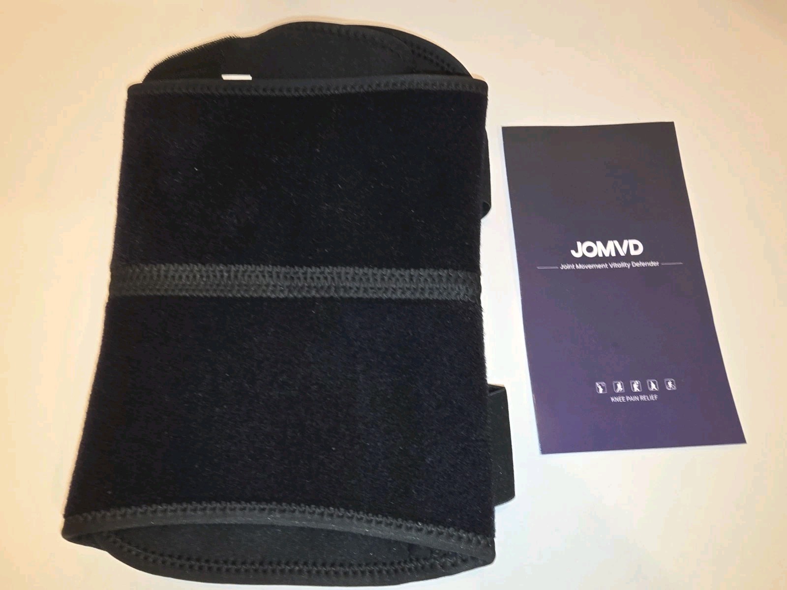 JOMVD Knee Brace Pain Meniscus Tear Adjustable Knee Black XXL