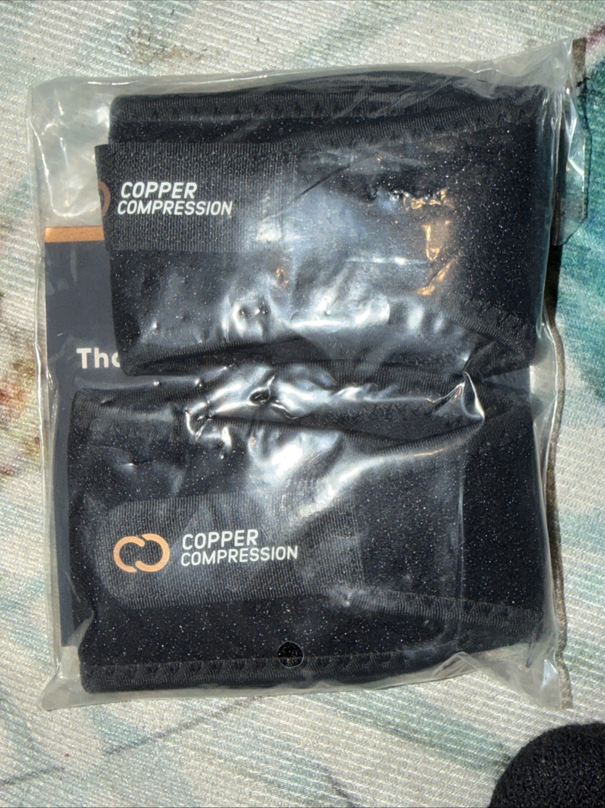 Genuine and Copper Compression Arch Support New Sealed 1 Pair Black Works Well