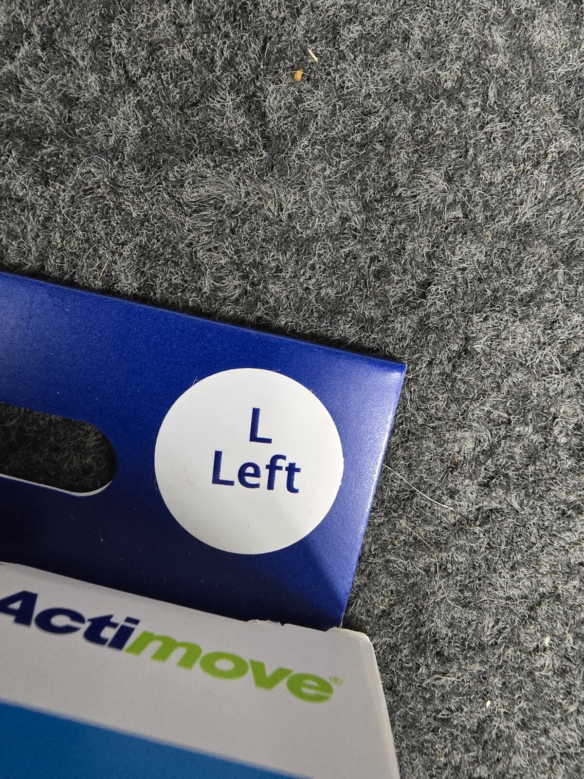 ACTIMOVE PROFESSIONAL LINE WRIST SPLINT 8 INCH, LEFT HAND, LARGE, BLACK, NEW