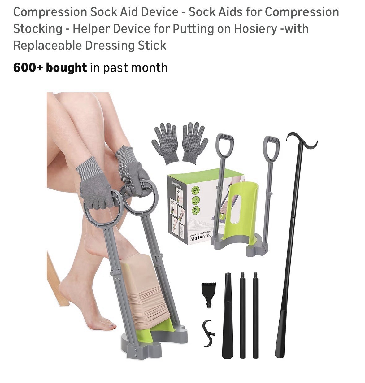 Compression Sock Aid Device – Sock Aids for Compression Stocking – Helper Device
