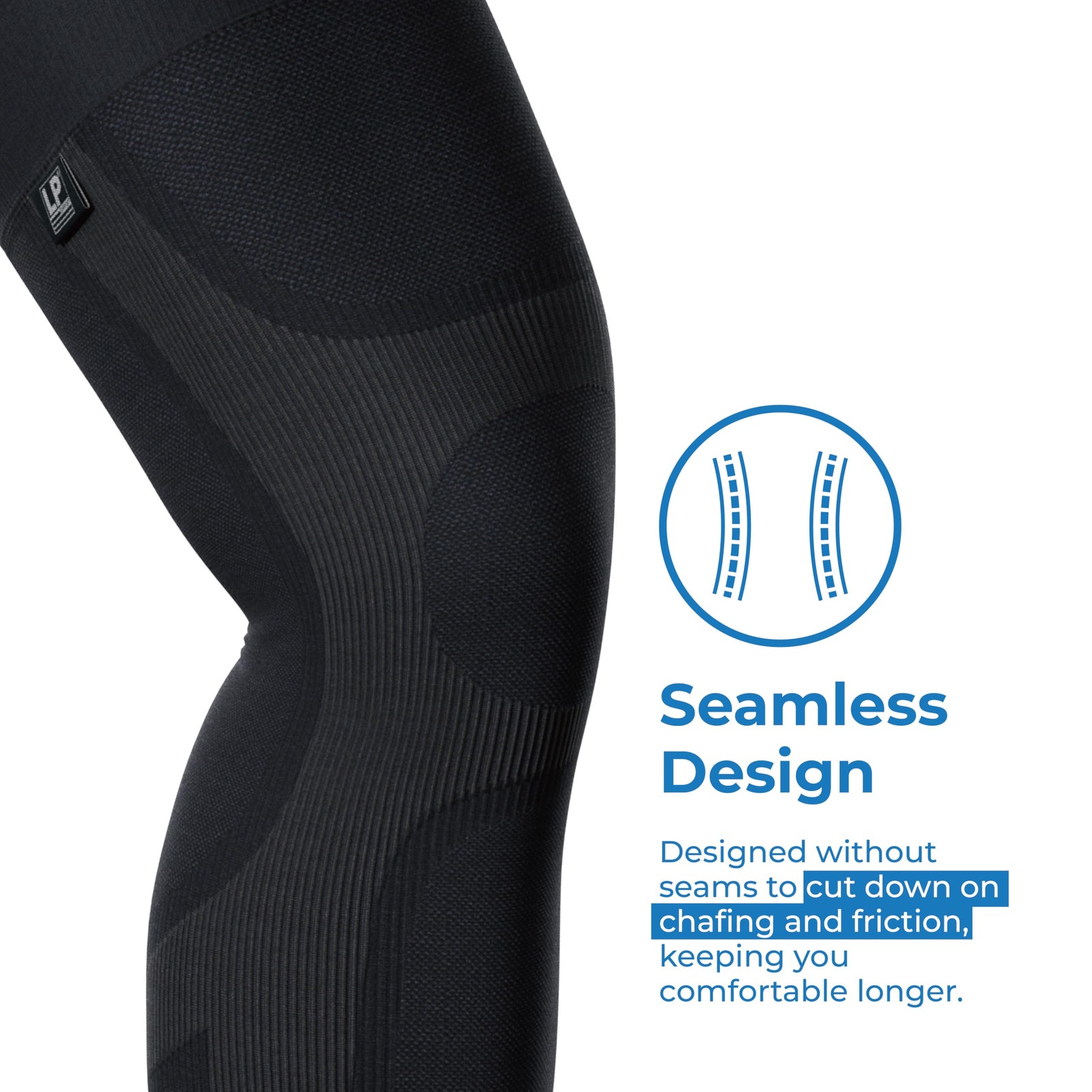 LP 272Z Leg Compression Sleeve for Knee, Thigh, and Calf Support – For Men, W…