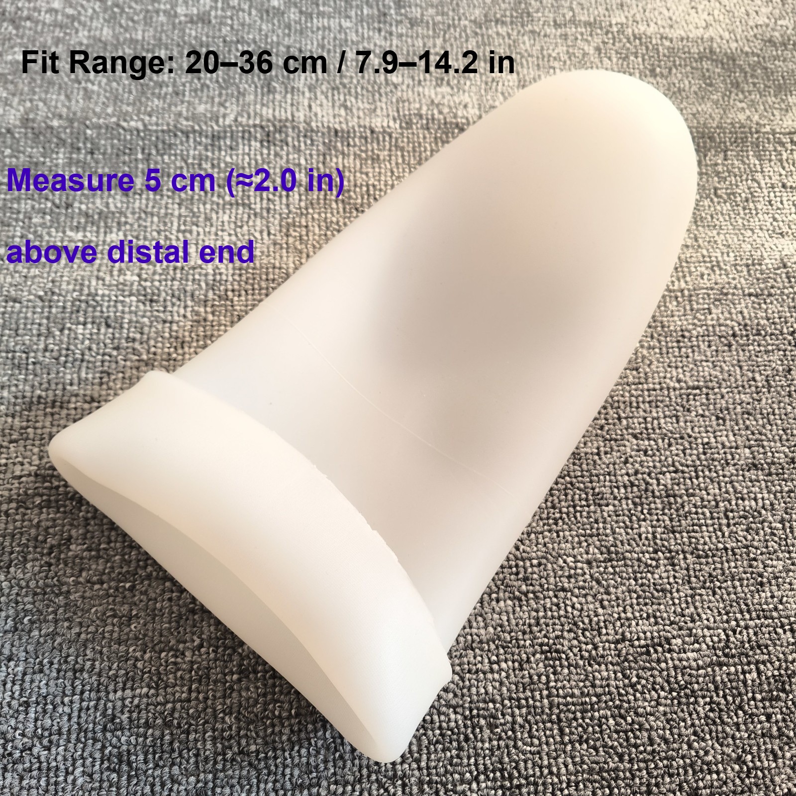 Universal Prosthetic Gel Liner Silicone Socket Liner for Thigh/Calf 20–36cm