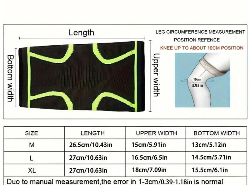 2x Knee Sleeves Copper Silver Compression Brace Support Sport Joint Injury Pain