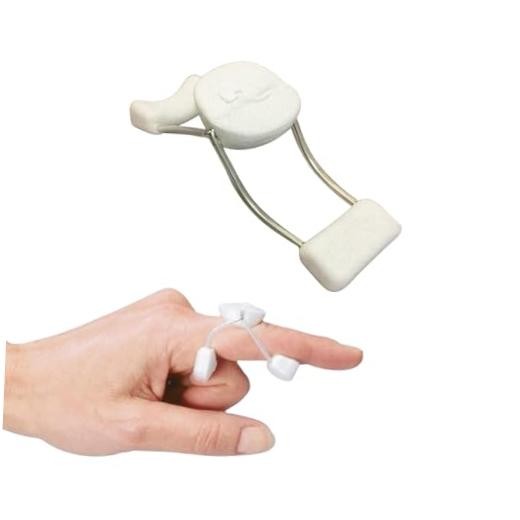 Rolyan Sof-Stretch Finger Extension Splint, White, X-Large White – 1 Pack