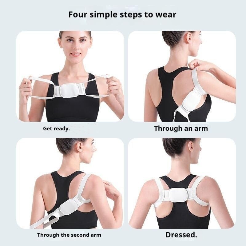 Posture Corrector Back Support – Adjustable Belt for Sitting & Standing