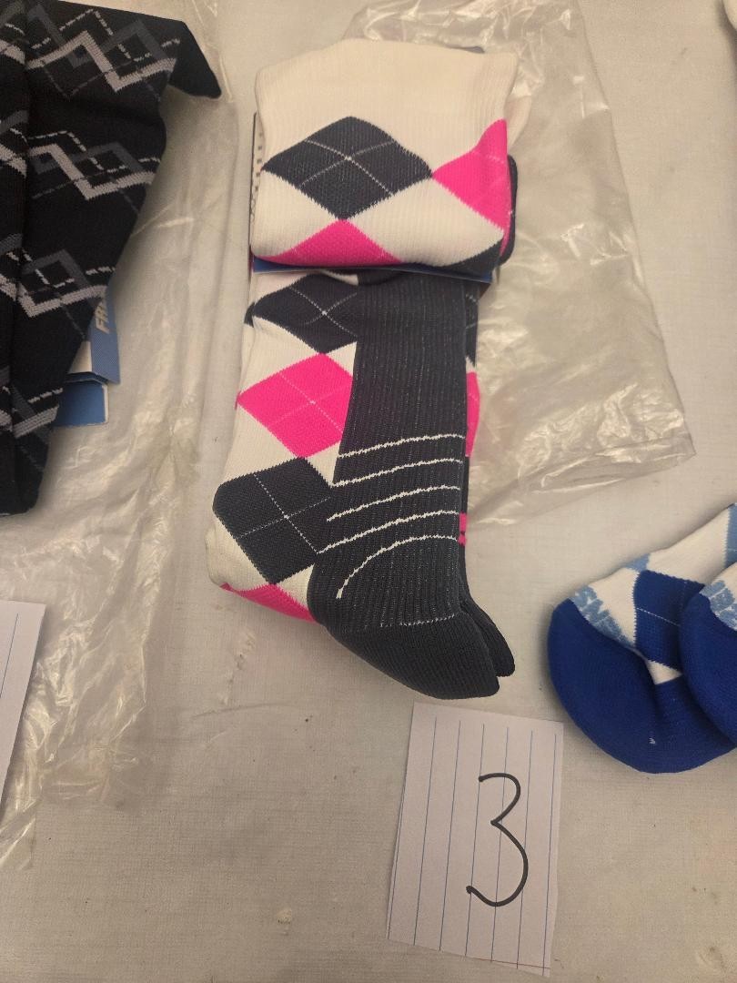 Zensah Tech+ PLUS ARGYLE Compression Socks Pick Size & Color