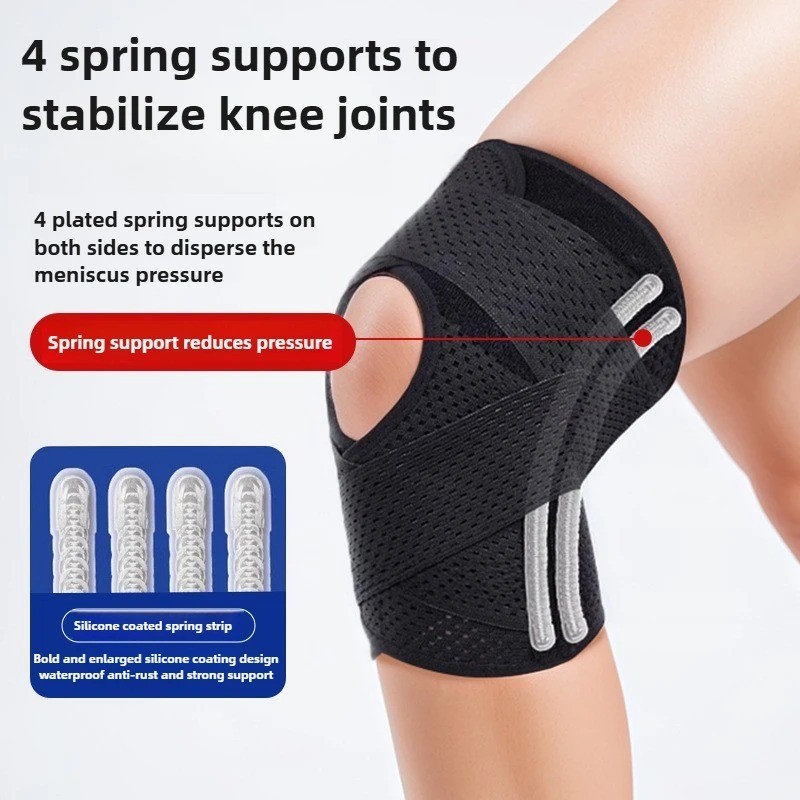 Eighth generation meniscus thin and breathable knee pads, running sports, mounta