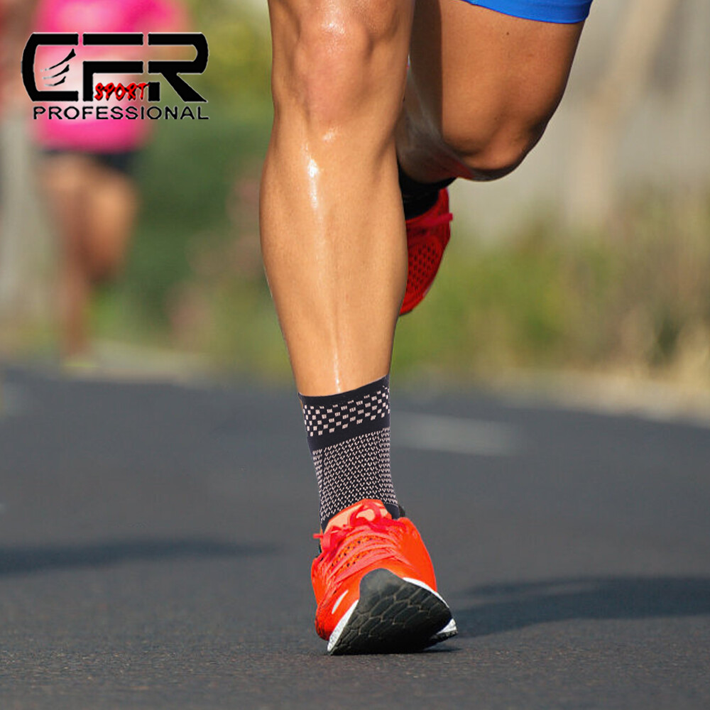 Copper Ankle Brace Support Compression Sleeve Socks Foot Fasciitis Pain Wrap CFR